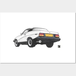 Geo3Doodles Triumph TR7 Doodle Posters and Art